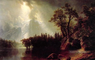 Albert Bierstadt Werke - Passing Sturm über die Sierra Nevada Albert Bier